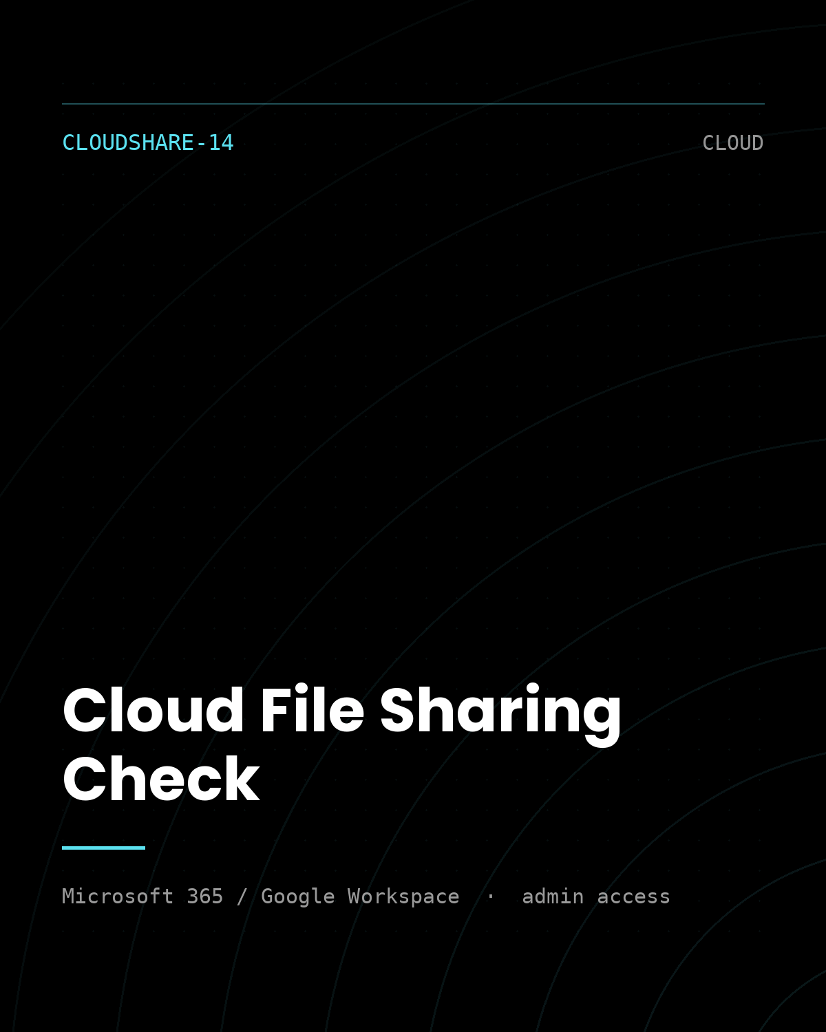 ThreatVector QuickScan — Cloud File Sharing Check (CLOUDSHARE-14)