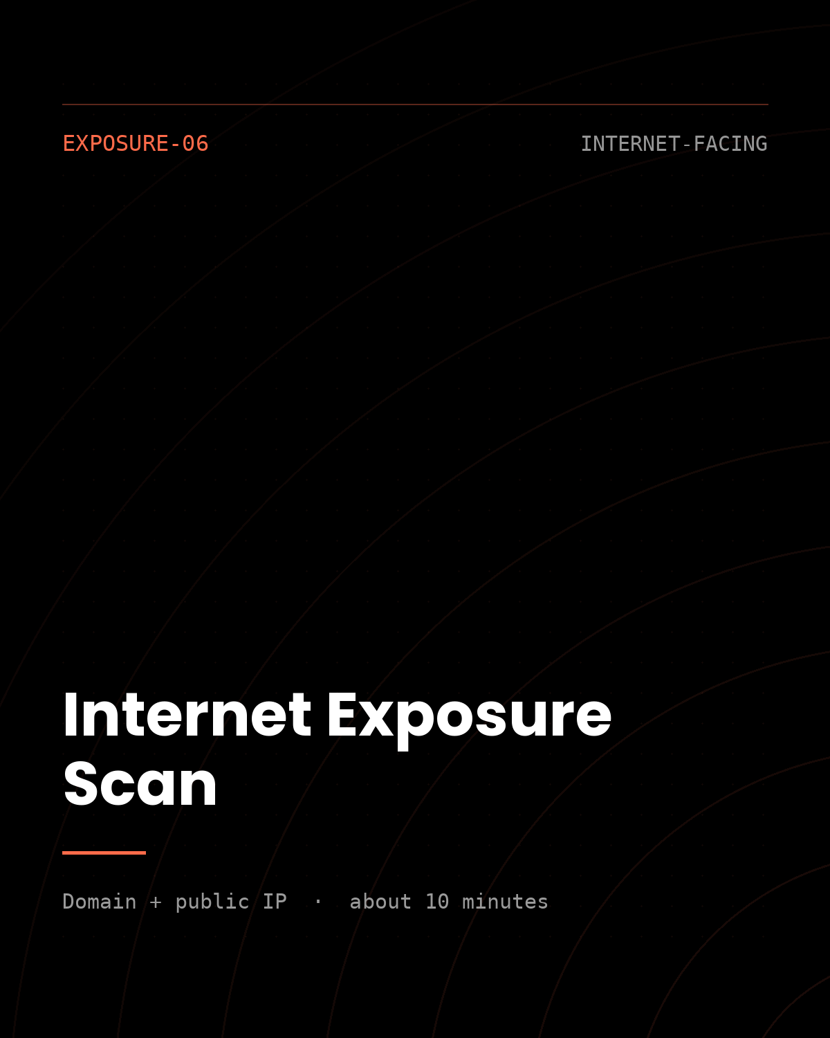 ThreatVector QuickScan — Internet Exposure Scan (EXPOSURE-06)