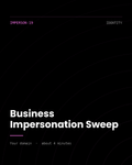 ThreatVector QuickScan — Business Impersonation Sweep (IMPERSON-19)