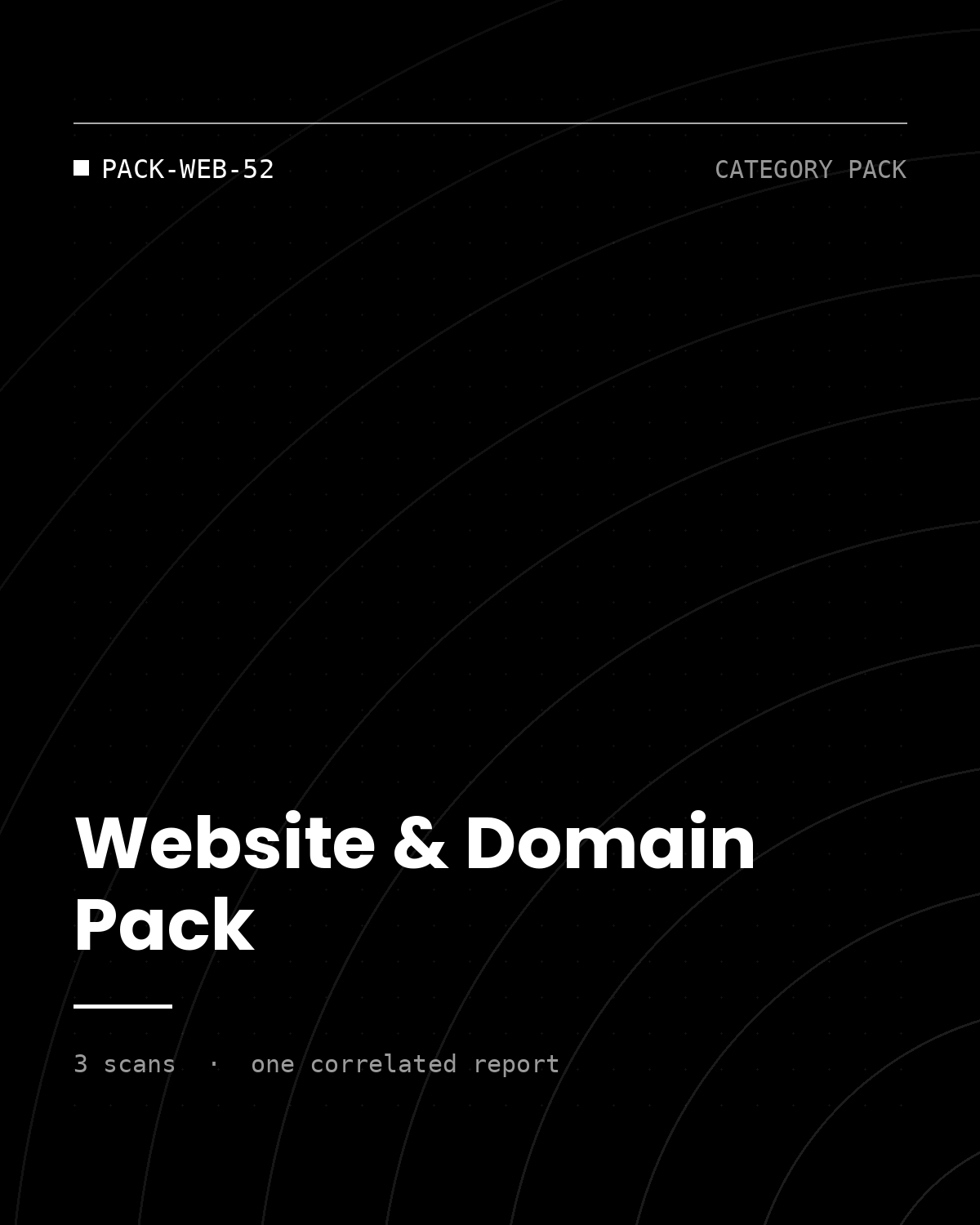ThreatVector QuickScan — Website & Domain Pack (PACK-WEB-52)