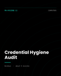 ThreatVector QuickScan — Credential Hygiene Audit (PW-HYGIENE-11)
